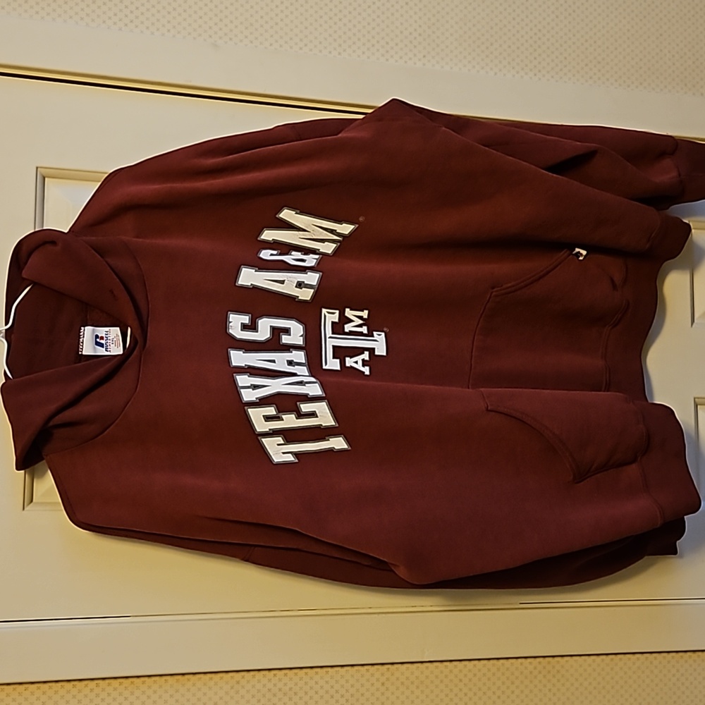 TEXAS A&M Hoodie - Size XXL - Maroon w. Classic Logo